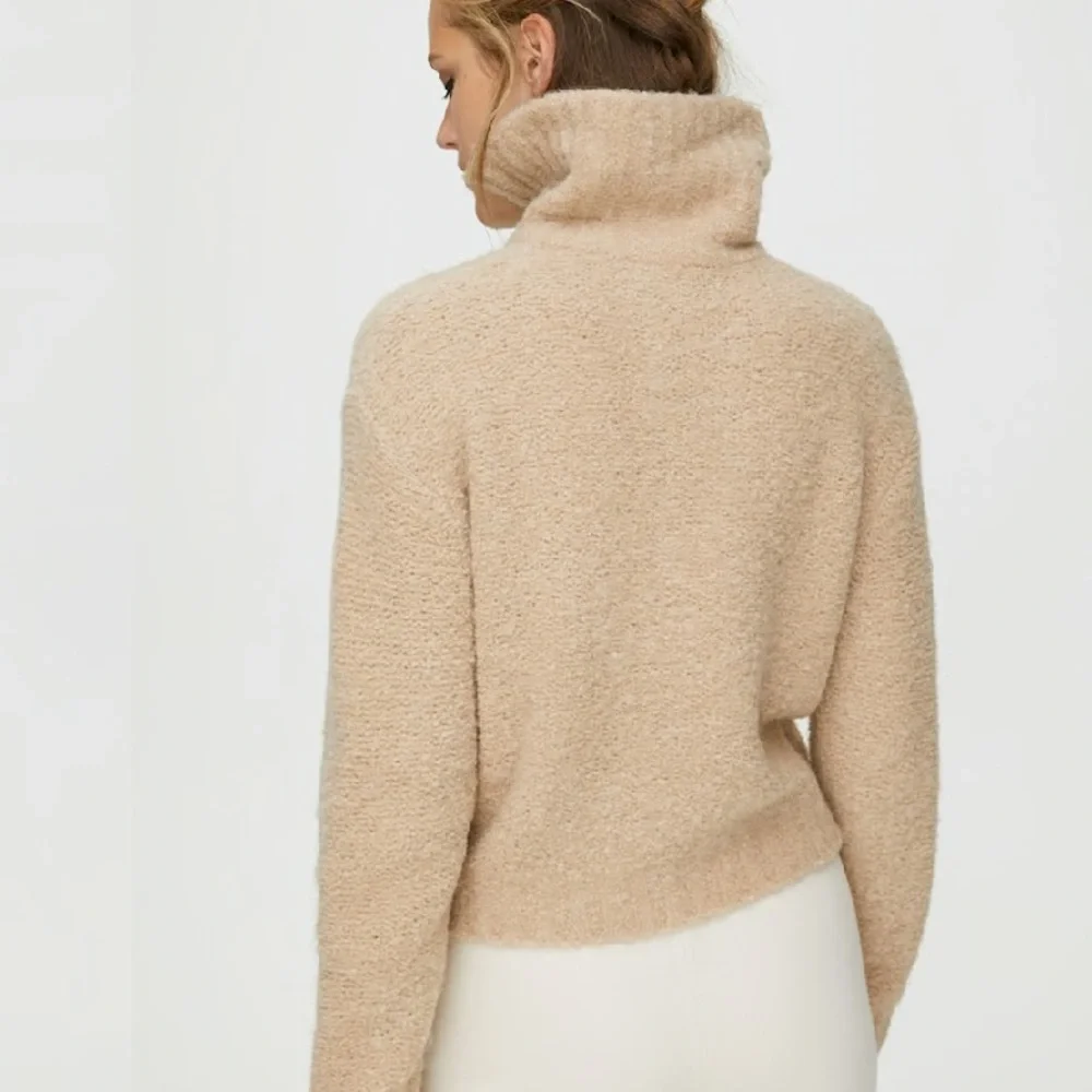 Aritzia Wilfred Free Gwyneth Sweater Alpaca Italian Marino Wool Warm Size Large - Picture 3 of 11